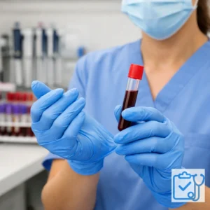 Gloves for blood handling