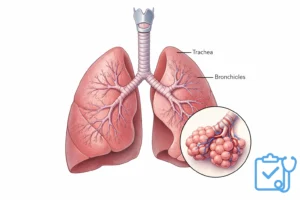 Lungs and alveoli